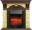 Камин электрический Royal Flame Dublin AO сланец с очагом Fobos (электрокамин)