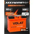 Аккумулятор автомобильный VOLAT 45 Ач 420 А обратная полярность
