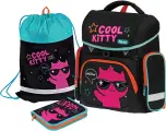 Ранец школьный Forst F-Set Cool kitty 35x29x16см, 1 отделение, 3 кармана, анатомическая спинка, пенал, мешок для обуви (FT-RY-030203)