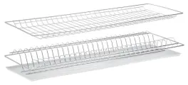 Комплект посудосушителей с поддоном для шкафа 80 см, 76,5 25,6 см, цинк