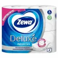 Бумага туалетная 3-слойная Zewa Deluxe, белая, 20.7м, 4 рул/уп (3228), 14 уп.
