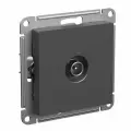 1 шт. Systeme Electric AtlasDesign Базальт , Розетка TV проходная 4DB, механизм, ATN001492