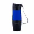 Термокружка kamille KM-2067, 0.48 л, черный/синий