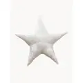 Подушка декоративная Звездочка из бархата, ручной работы, Молочный