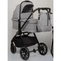 Детская универсальная коляска 2 в 1 Jovola Pepper, всесезонная с реверсивным блоком, светло-серый