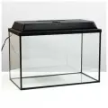 Аквариум Прямоугольный с крышкой, 50 литров, 51 х 27 х 35/40 см, чёрный