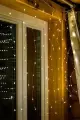 Световой занавес роса, 256 тёплых белых мини LED-огней, 1.6х1.6+3 м, SNOWHOUSE CLLDM256-WW-4,5V
