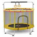 Батут ROCKET, d=140, внешняя сетка высотой 83 см, общая высота 110 см. жёлтый