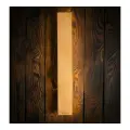 Светильник угловой для бани Woodson со светодиодной лентой, 700*100, ольха (24V)