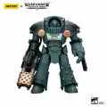 Фигурка JOYTOY Warhammer 40k 1:18 30K Sons Of Horus Tartaros Terminator Squad Terminator With Heavy Flamer Chainfist JT7288