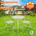 Комплект TetChair (стол + 2 стула) Secret de Maison Monique (mod. PL08-6241.6242) Античный белый (Antique White)