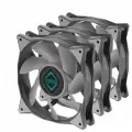 Вентилятор 120x120x25 iceberg IceGALE Xtra, PWM, GRAY, 500-3000rpm, 44dB(M), 0.54A, 3шт