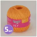 Пряжа Семеновская пряжа Lily (154), абрикос 5 шт. по 100 г