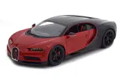 Модель коллекционная BBURAGO Bugatti chiron 2016 dark black/red / бугатти широн черно-красный