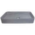 1363-MG Накладная раковина TREND цвет матовый серый 665*380*120 (шт)