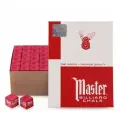 Мел для бильярда Master Tweeten Red, красный, 144 шт.