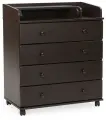 Пеленальный комод BEBIZARO MEIER FOUR WENGE (ШхГхВ) 80х45х93 см