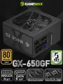 Блок питания для ПК 650W 80+ Gold ATX GAMEMAX GX-650GF Черный 120мм 20+4pin 2*4+4pin(CPU) 4*6+2pin(PCI-E) 6*SATA 3*MOLEX