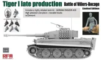 5101 RFM Танк Tiger I (поздняя версия) Сражение за Виллер-Бокаж 1/35