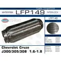 EUROEX LFP149 гофра глушителя! Interlock\ Chevrolet Cruze J300/305/308 1.6-1.8