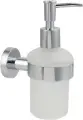 Дозатор для жидкого мыла Aquatek AQ4005CR хром, стекло, нержавеющая сталь