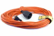 Удлинитель силовой б/катушки LUX УС1-0-30 (У-101) ПВС 2x0.75 30м, 10А, 1 розетка б/з