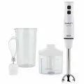 Блендер погружной SCARLETT SC-HB42F06, 850 Вт, 2 скорости, 3 насадки, стакан, белый, 457191