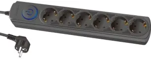 Сетевой фильтр Ippon BK-6-EU-5-10-B 5м (6 розеток) черный (коробка)