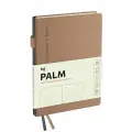 Ежедневник недатированный, А6, 136л, твердый переплет, кожзам, BG Palm. Ecru pink, пудровый