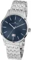Наручные часы JACQUES LEMANS, синий, серебряный