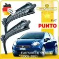 Дворники Fiat Punto (3) 199 Фиат Пунто хэтчбек 3 дв. 2005 2006 2007 2008 2009 2010 2011 2012 Щетки стеклоочистителя бескаркасные автомобильные 650мм-380мм к-т 2шт.