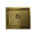 Кухонная мойка GRANULA (5045U, золото сатин)