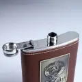 Фляжка 240 мл Эмблема СССР, коричневая