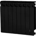 Радиатор биметаллический Rifar Monolit 500 мм 8 секций 3/4 боковое подключение антрацит