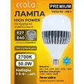 Ecola High Power LED Premium 50W 220V универсальная лампа E27/E40 2700K