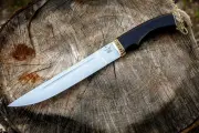 Пластунский / казачий / х12мф / Кузнец Кашулин / кованая сталь / универсальный нож / походный нож / охотничий нож
