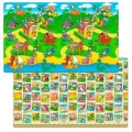 Коврик развивающий для детей двусторонний Funkids Big-12, размер 230х140 см, толщина 12 мм (мягкий пол для детской комнаты) арт. FD-B12-2S-002
