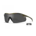 Очки защитные Wiley X WX Vapor (Frame: Matte Tan, Lens: Clear + Grey)
