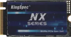 Накопитель SSD KingSpec NXM-512, 512GB, PCIe 3.0 x4, M.2 2242, NVMe, R/W 3500/2700