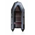 Лодка моторная килевая Тайга-340 ЖС ( жесткая слань с алюминиевым Н-профилем и стрингером), серая