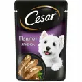 Влажный корм Cesar для собак, паштет с ягнёнком, пауч, 80 г, 28 штук