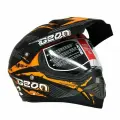 Шлем Beon B-600 MAT BLACK/ORANGE XS