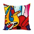 Подушка декоративная Музыкальные инструменты 40х40
