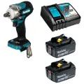 Гайковерт Makita DTW300RFE аккумуляторный 18В 330Нм - 1/2 (18V, 2 x 3.0Ah, Li-Ion)