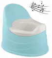 Горшок 13003 музыкальный (голубой)