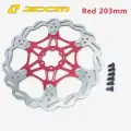 ZOOM Плавучий дисковый тормозной ротор 160/180/203 мм Красный, Red 203MM