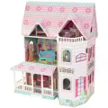 KidKraft Кукольный дом Особняк Эбби 65941, розовый/голубой