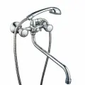 Смеситель для ванны с душем Roegen RR120A, с длинным изливом, хром