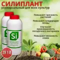 Универсальное кремнийсодержащее жидкое микроудобрение Силиплант 1л, 2 шт