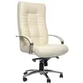 Кресло компьютерное РОСКРЕСЛА Атлант 2 ML офисное для руководителя, обивка: экокожа, цвет: слоновая кость